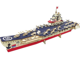 Woodcraft Drevené 3D puzzle Lietadlová loď