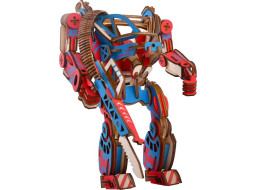 Woodcraft Drevené 3D puzzle Powersuit farebný