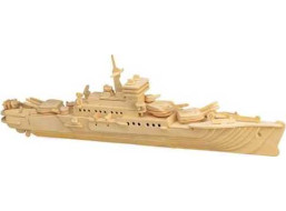 Woodcraft Drevené 3D puzzle loď krížnik