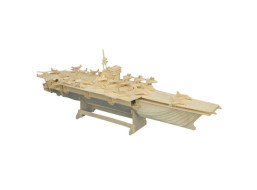 Woodcraft Drevené 3D puzzle lietadlová loď