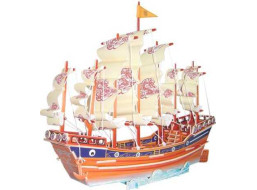 Woodcraft Drevené 3D puzzle plachetnica PC131