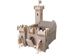 Woodcraft Drevené 3D puzzle hrad I