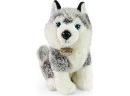 Rappa Plyšový pes Husky sediaci 30 cm ECO-FRIENDLY