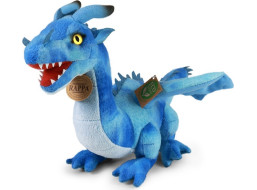 Rappa Plyšový drak 40 cm modrý ECO-FRIENDLY