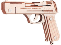 Woodcraft Drevené 3D puzzle Pištole Desert Eagle