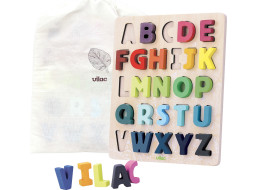 Vilac Vkladacie puzzle abeceda