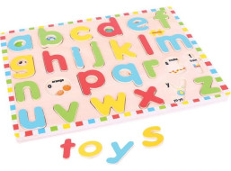 Bigjigs Toys Anglická malá abeceda s obrázkami