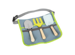 small foot Ľadvinka so záhradníckym náradím poškodený obal