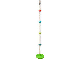 2Kids Toys Detské šplhacie lano s diskami farebné