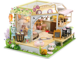 2Kids Toys miniatúra domčeka Mačacia kaviareň so záhradkou