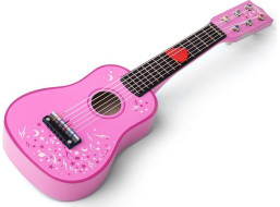 Tidlo Drevená gitara Star ružová