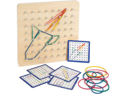 small foot Drevená doska Geoboard