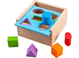 Bigjigs Toys Vkladacia krabička s tvarmi