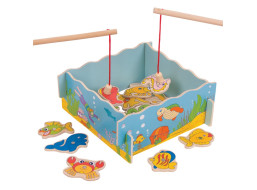 Bigjigs Toys Magnetické chytanie rybičiek mora