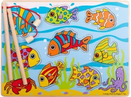Bigjigs Toys Chytanie rybičiek na doske