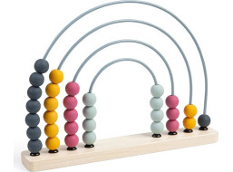 Bigjigs Toys Drevené počítadlo Dúha