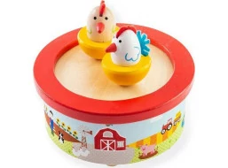Bigjigs Toys Drevená hracia skrinka farma