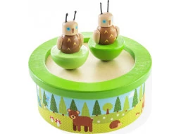 Bigjigs Toys Drevená hracia skrinka woodland