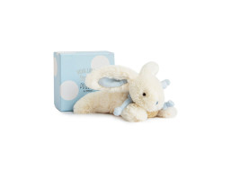 Doudou Darčeková sada - Plyšový zajačik modrý 20 cm