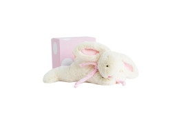 Doudou Darčeková sada - Plyšový zajačik pink 30 cm
