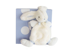 Doudou Darčeková sada - Plyšový zajačik modrý 26 cm