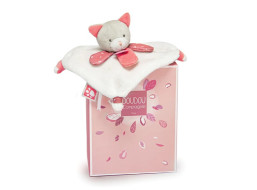 Doudou Plyšová mini hračka muchláčik 20 cm mačka