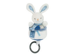 Doudou Plyšová hudobná hračka 20 cm zajačik