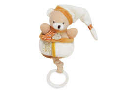 Doudou Plyšová hudobná hračka 20 cm medveď