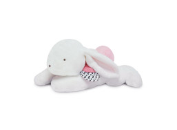 Doudou Plyšový králik s ružovým brmbolcom 65 cm