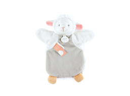 Doudou Plyšový maňuška ovečka 25 cm