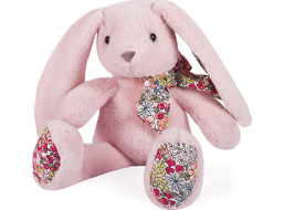 Doudou Histoire d´Ours Plyšové zvieratká 20 cm 1 ks králiček ružový