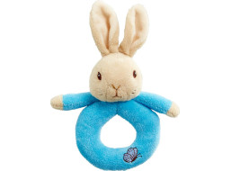 Rainbow Hrkálka krúžok králiček Petr & Flopsy 1 ks modrá