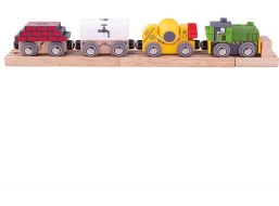 Bigjigs Rail Drevený stavebný vlak