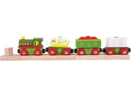 Bigjigs Rail Dinosaurie vláčik + 3 koľaje