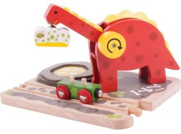 Bigjigs Rail Dinosaurie žeriav