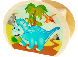 Hess Drevená pokladnička dinosaurus
