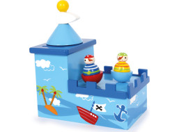 small foot Drevená hracia pokladnička Olli a Bolli