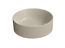 GSI KUBE X keramické umývadlo na dosku, priemer 40cm, creta mat 942608