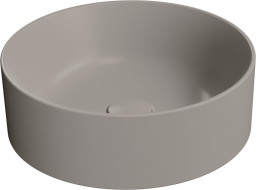 GSI KUBE X keramické umývadlo na dosku, priemer 40cm, tortora mat 942605