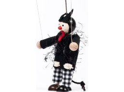 Gerlich Drevená bábka Čert Bruno