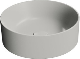 GSI KUBE X keramické umývadlo na dosku, priemer 40cm, cenere mat 942617