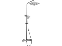 Sapho CUBEMIX sprchový stĺp s pákovou batériou, chróm CM139