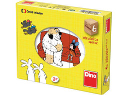 Dino Drevené kocky rozprávky 6 ks