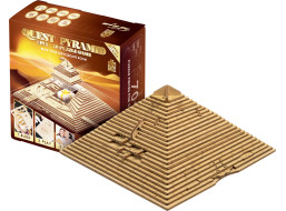 EscapeWelt 3D drevená mechanická skladačka hlavolamu Pyramída