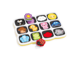 Quercetti Smart Puzzle Magnetico First Colors and Words