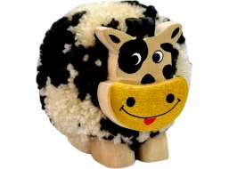 2Kids Toys Drevená figúrka XL pompon Krava