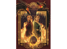 CLEMENTONI Puzzle Hra o tróny: Rod Draka 1000 dielikov