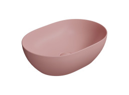 GSI PURA keramické umývadlo na dosku, 50x35cm, blush mat 886024