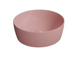 GSI NUBES keramické umývadlo na dosku priemer 40cm, blush mat 903924