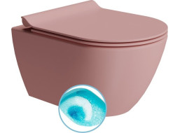 GSI PURA závesná WC misa, Swirlflush, 36x50cm, blush dual-mat 881624